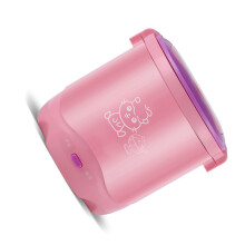 Portable 1.2L Pink Mini Grain Cooker for Soups, Stews, Oatmeal