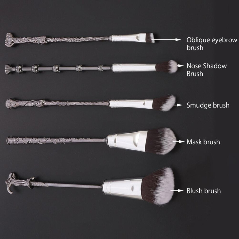 5-teiliges Make-up-Pinsel-Set, Make-up-Pinsel-Set