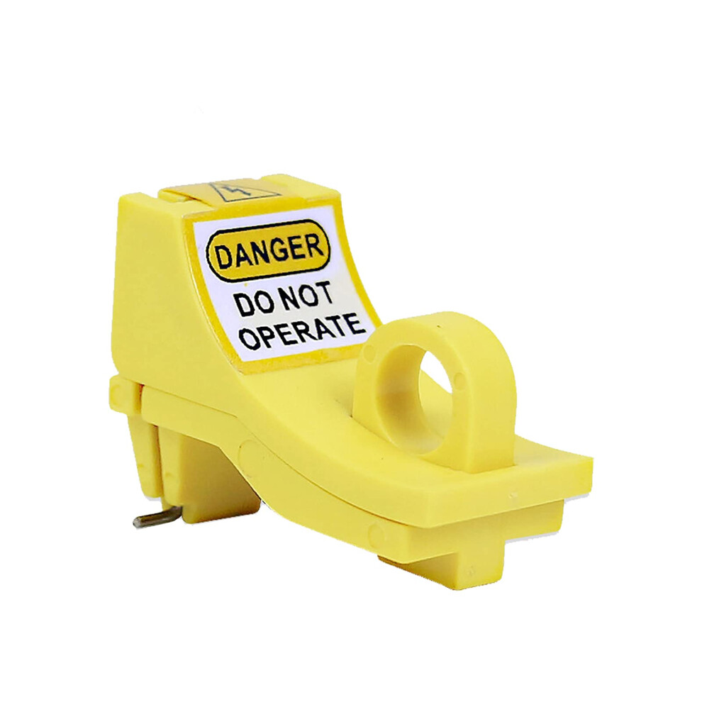 Circuit Breaker Lockout Outward Pin Security Lockout Device For All Small Circuit Breakers Plastic Housing 9199774993388