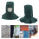 Capuche de sablage pour casque de sablage industriel, ajustement confortable, noir, taille unique 1