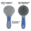 Mane Pulling Comb for Horses Professional Mane and Tail Brush with Humanized Handle Horse Grooming Brushes Mane Brush 3