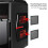 Computer Case Magnetic Dust Filter Mesh PC Case Cooling Fan Computer Guard Cover Horn Net 12 X 36CM 4