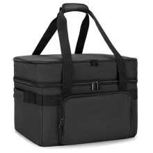 Borsa da Trasporto per Griglia Interna con Imbottitura Inferiore Griglia Senza Fumo Borsa per Griglia Elettrica A Doppio Strato