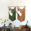 Bohemian Style Wall Decor  Handmade Leaf Core-Spun Silk Tassel  Green 2