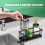Sponge Holder for Kitchen Sink, Countertop Rustproof, Soap Dispenser Organizers and Storage 3