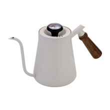 Hand-Übergießkessel mit Holzgriff, Hand-Übergießkessel, Schmale Öffnung, Filterkaffee, Hand-Übergießkessel, C