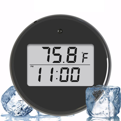 Schwimmthermometer für Eisbad Tragbare Badethermometer Schwimmende Thermometer Timer Digitale Wasserthermometer