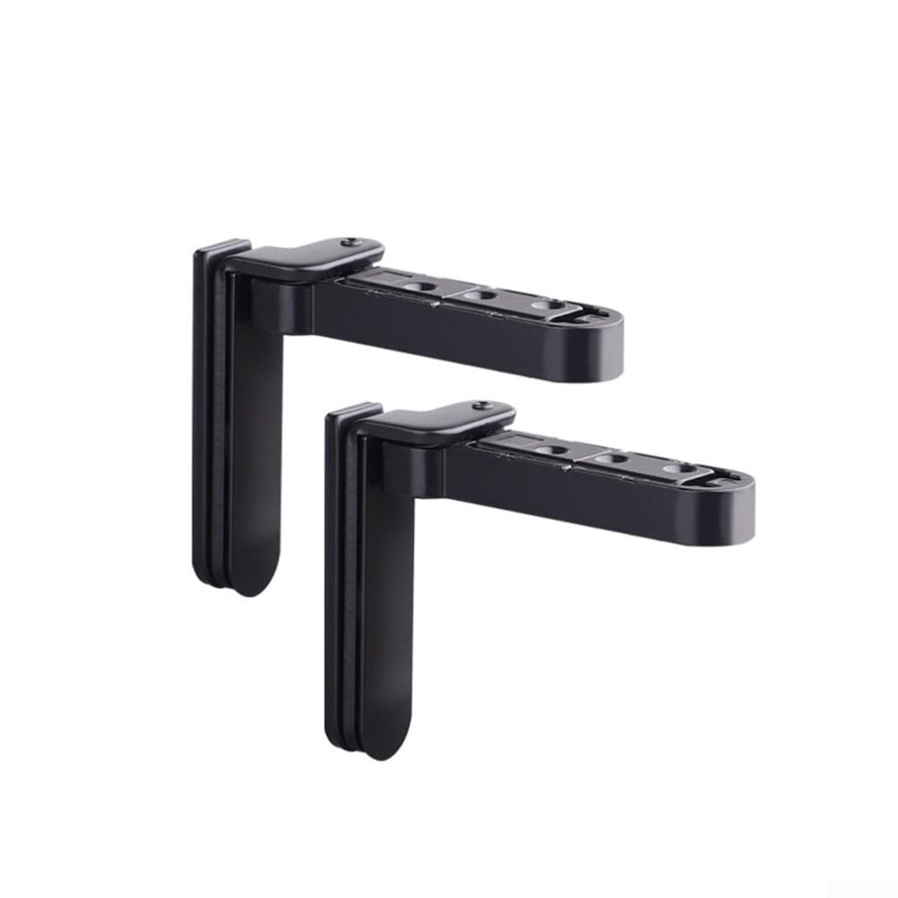 Three Dimensional Invisible Hinges For Interior Doors, Concealed Black Finish, Smooth Effortless Movement 9382693129369