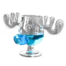 Koppset för Jullovet Glaskoppen Julglas för Drycker, Drycker Rymmer 8 Ounces