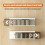 Wall-mounted drawer storage box, transparent multi-grid design, suitable for underwear, socks and ties 5