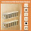 Wall-mounted drawer storage box, transparent multi-grid design, suitable for underwear, socks and ties 2