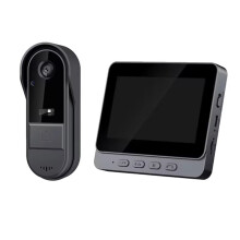 Intercom Dörrklocka Night HD-Vision 4,3 Tum IPS-Skärm Vattentät Dörrklocka Kamera Home Security Video By Bell