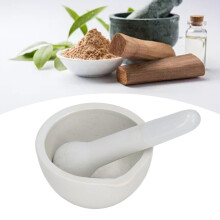 10 Sets of 60mL Ceramic Mortar and Pestle for Efficient Grinding and Crushing