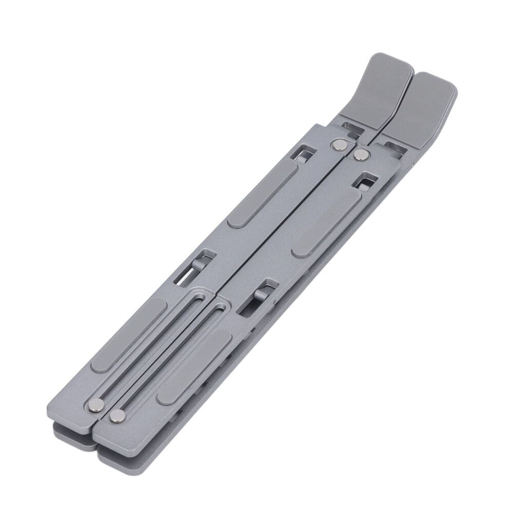 Portable Adjustable Aluminum Laptop Stand For 15.6In Tablets & Laptops Gray 3611375172000