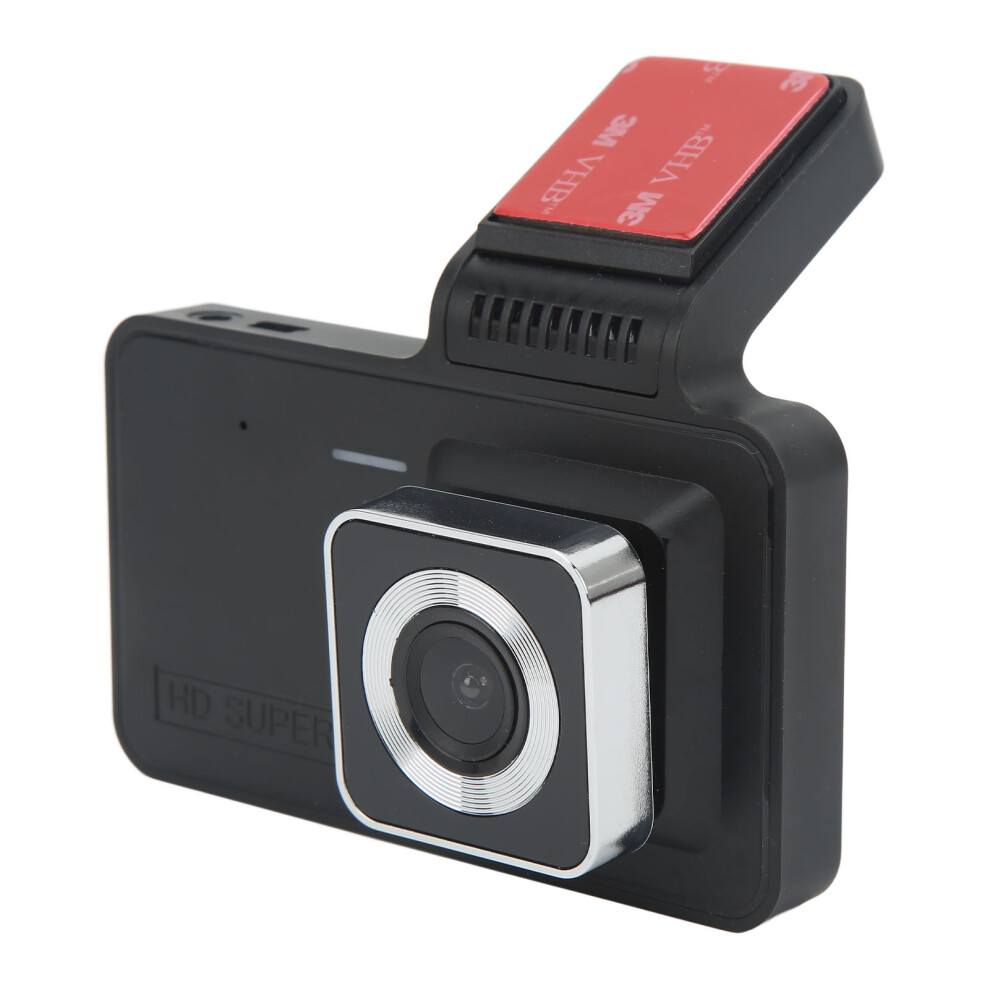 Dual Lens Car Recorder Hd 1080P Automatic Loop Motion Detection Wide-Angle 7611375172501