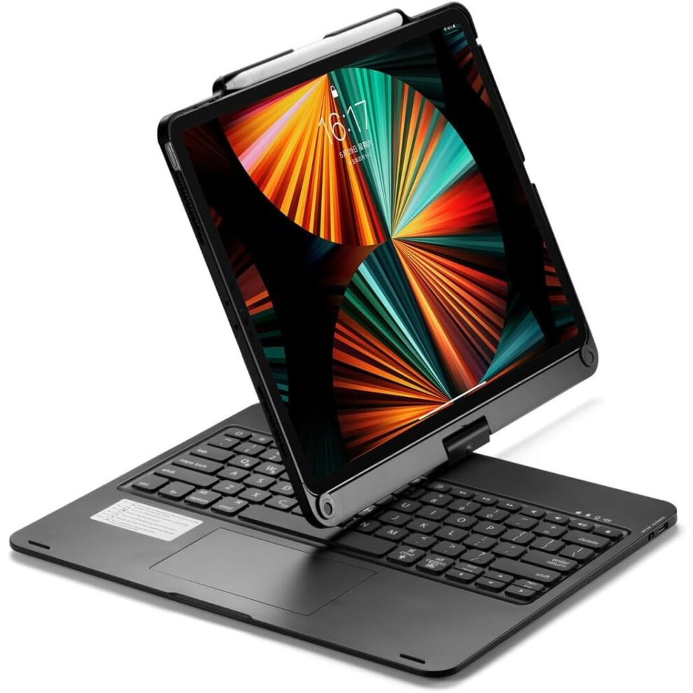 Keyboard Case With 360 Rotation Touchpad 7Color Backlight Magnetic Lock For Ipad Pro 13 And 12.9 9199774994149