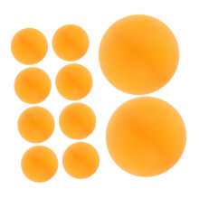 Matte Colored Table Tennis Training Balls 40mm Enhanced Grip Sturdy PP Material for Home Outdoor Skill Development Orange