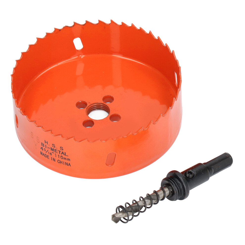 Bimetal Hole Saw Hss 4 5/16In (110Mm) With Heavy Duty Arbor 3511375173024