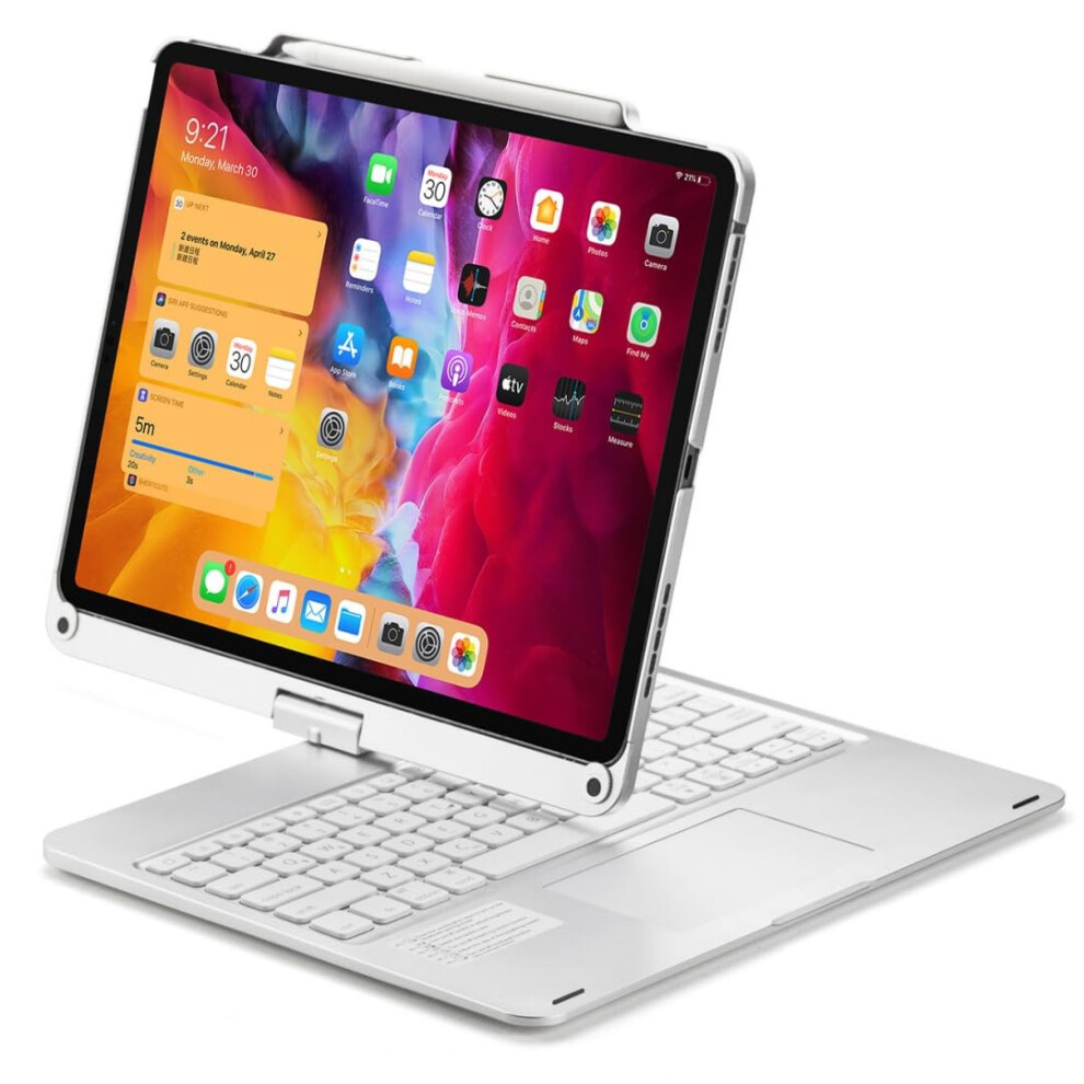 Keyboard Case With Touchpad, 360 Rotating, 7Color Backlight, Magnetic Lock For Ipad Pro 13/Air 13/Pro 12.9 9199774994460