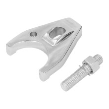 Chrome Billet Aluminum Distributor Clamp for Chevy V8 V6 10mm Bolt