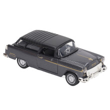 Modèle de Voiture en Alliage à Haute Simulation Noire avec Rétropulsion, Durable, Batterie 80mAh