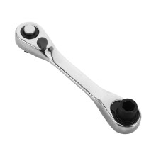 Mini Socket Ratchet Wrench DoubleEnded Reversible Spanner Compact Hand Tool For Automotive Maintenance In Tight Spaces