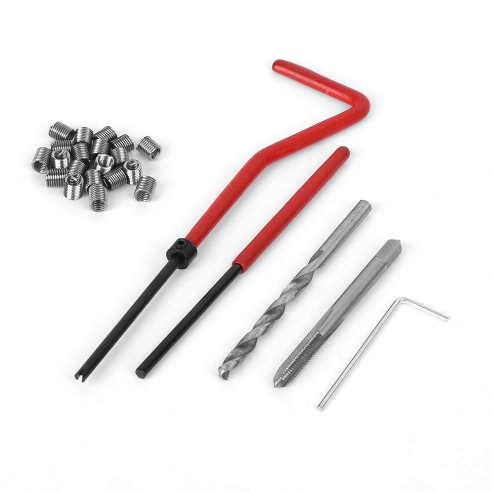 25Pcs M4 Thread Kit With Storage Box For Metal Machinery And Damaged Threads 9199774994927
