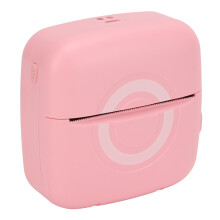 Mini Bluetooth Thermal Printer Pink 200DPI 57x30mm USB Rechargeable