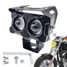Driving Light For Motorcycle LED Driving Light Bright Spotlight Dual Color Offroad Fog Light Motorcycle Accessories