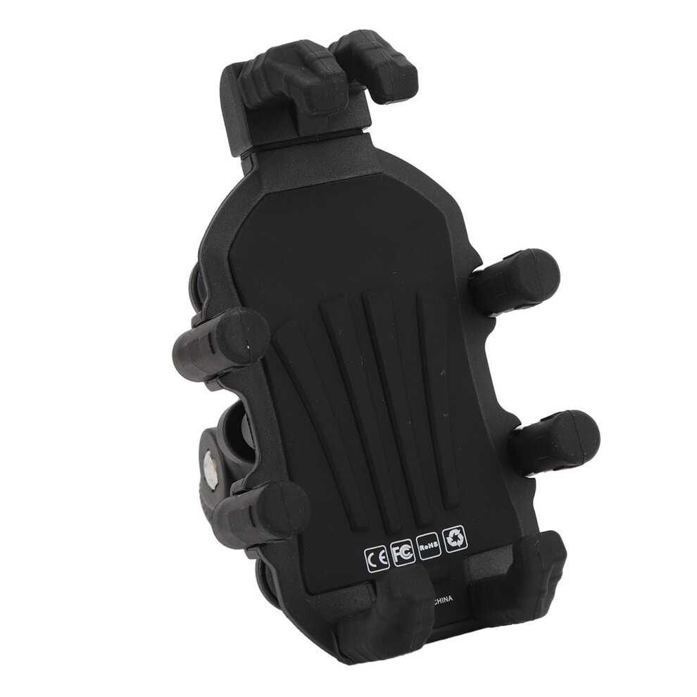 Motorcycle Phone Mount With 360 Rotation, AntiâShake Aluminum Fork Stem Holder For 4.9Â8.1' Smartphones 9199774995160