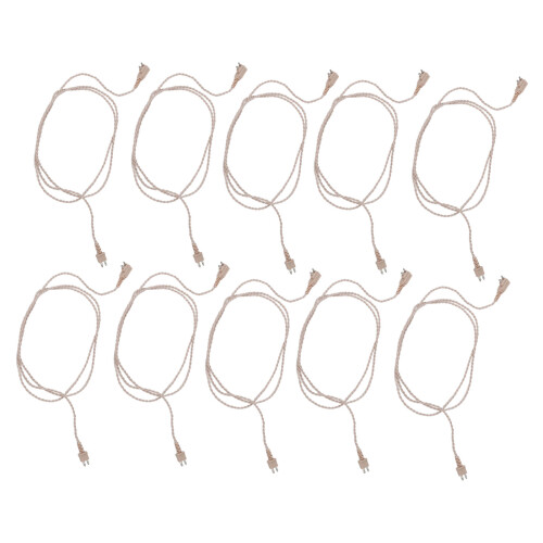 10Pcs 2pin Hearing Aid Cable PVC 75cm High Temp Resistant Wire 1