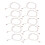 10Pcs 2pin Hearing Aid Cable PVC 75cm High Temp Resistant Wire 13