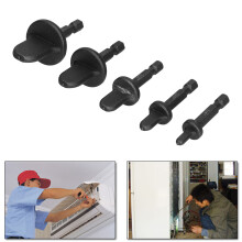 Pipe Flaring Expander Set 5Pcs Metal Swagging Tools Hex Shank for AC Fittings
