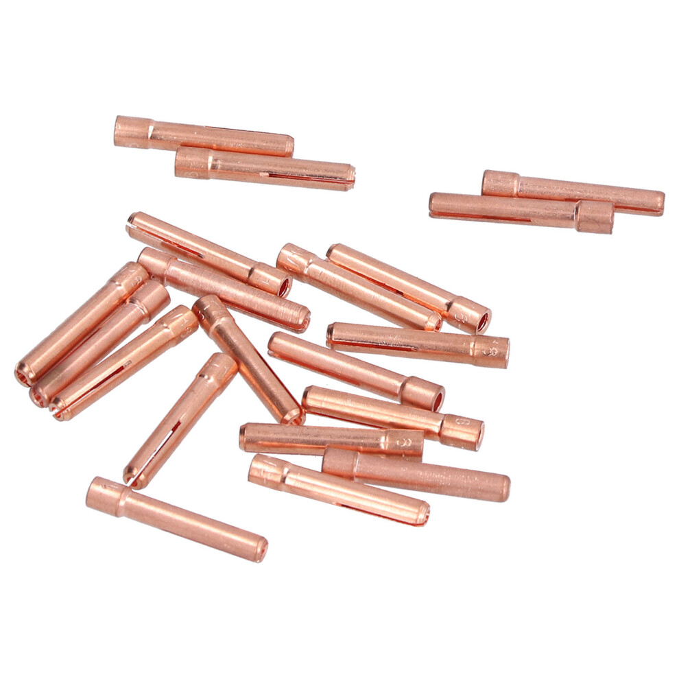 20Pcs Copper Tig Collet 1.6Mm Orifice For Qq150 Welding Torch 8771382391018