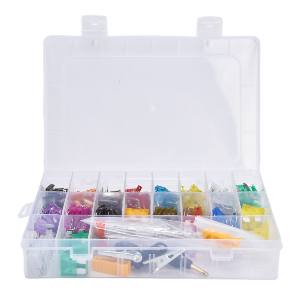 Color Coded Automotive Fuse Assortment Kit Easy Identification Transparent Storage Box Aluminum Alloy Terminals Highly Conductive Durable And 9138057856293