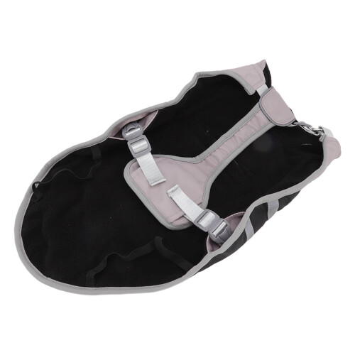 Χειμερινό μπουφάν για σκύλους με επένδυση από φλις, αδιάβροχο, αντιανεμικό, 1
