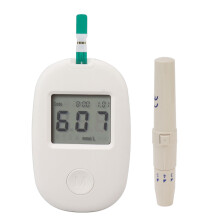 Kit de glucomètre 180 Memory avec 50 bandelettes de test, 0,9 µL, résultats rapides
