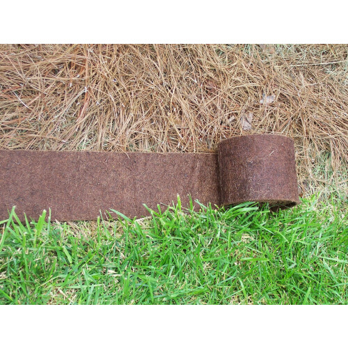 Bosmere Border Protection Edging Weed Mat, 10' x 9" Wide, Brown 1