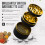 Blazed Large Aluminium Herb Grinder (Golden) 4