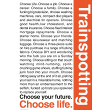 GB eye Trainspotting Quotes 61 x 91.5cm Maxi Poster