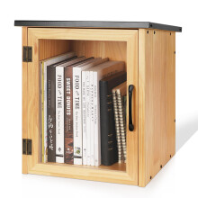 Exttlliy Outdoor Library Outdoor Book Box Storage Small Wooden Cabinet Little Literature Box for Neighborhoods Community and Schools Sharing Books,