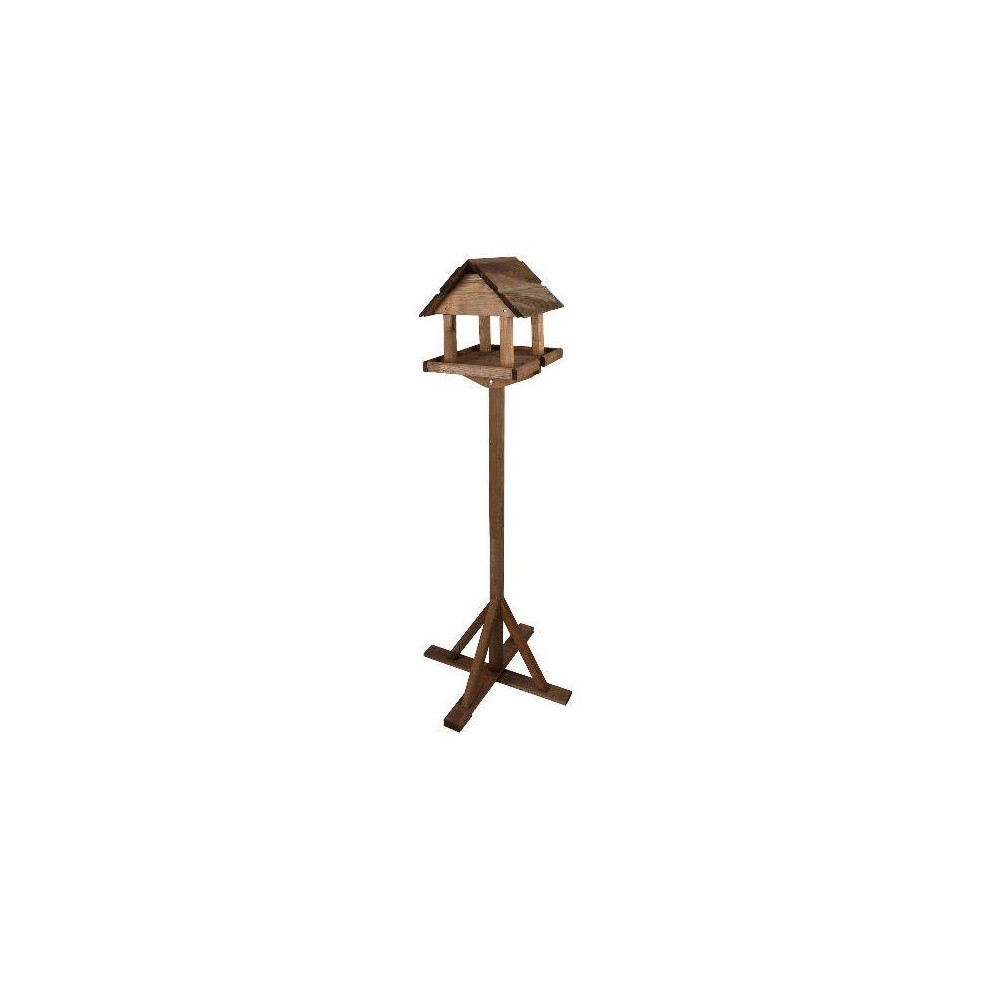 Kingfisher Solid Wood Premium Traditional Wooden Bird Table. Feeder House. Treated.