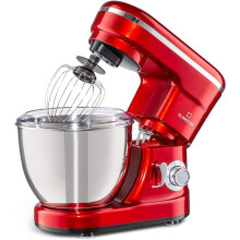 Klarstein Bella Mini Kitchen Machine - kneading Machine with 1200 W Power in 6 Speed Levels, Stainless Steel Mixer, Pulse Function, Planetary Mixing