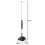 Hama Antena interna "Basic" para DAB+, DAB, DVB-T2, FM, passiva, haste 4