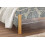 Birlea Birlea Tetras Bed - Metal, Silver and Beech, Single 5