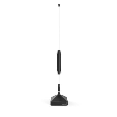 Hama Antena interna "Basic" para DAB+, DAB, DVB-T2, FM, passiva, haste 1