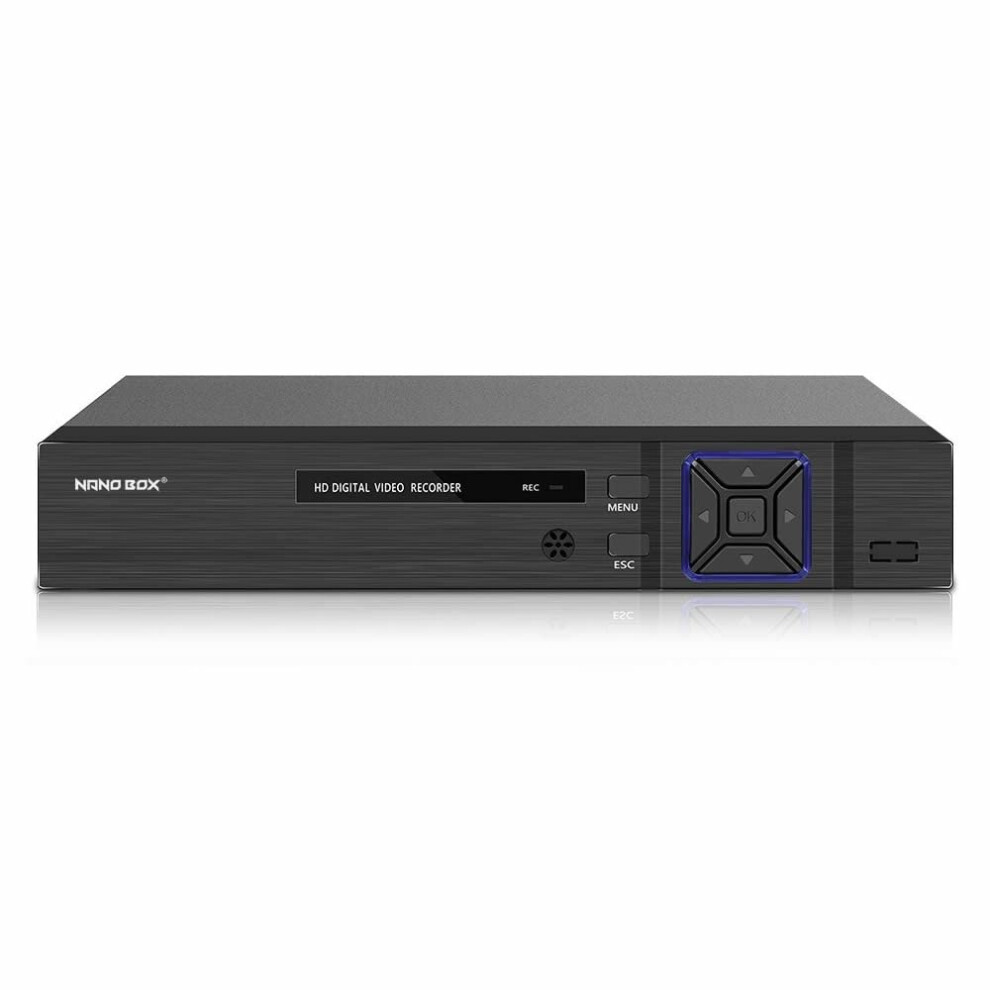 Nano Box 8 Channel Hybrid Cctv Dvr Recorder - 1080P Lite 8Ch 5-In-1 Hd Supports 720P/1080P Ip, Ahd/Tvi/Cvi And 960H Analog Cameras (No Hdd) 5060562123062