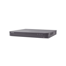 HIKVISION 16-Channel 5MP DVR Recorder - AcuSense, H.265, Ethernet, SATA, IP, HDTVI, AHD, CVI, CVBS, 10TB, 16MP@8fps/5MP@12ips