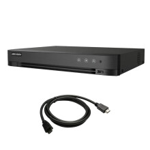 HIKVISION 16 Channel H.265 AcuSense 8 MP 4K DVR [iDS-7216HUHI-M2/S] for CCTV Cameras DVR Black