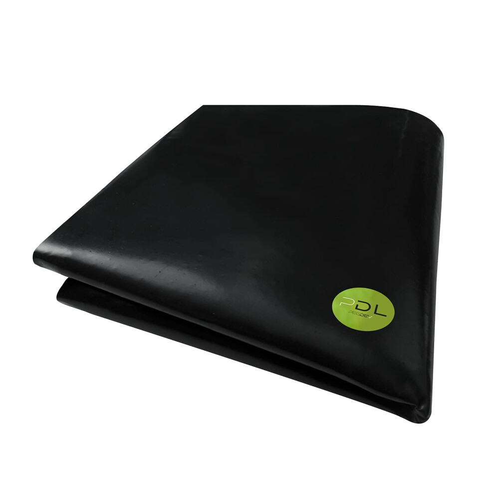 Pdl - Pegdev 4M 1000G Black Heavy Duty Polythene Plastic Sheeting Garden Diy 250Mu (2Mx4m) 8800228348968